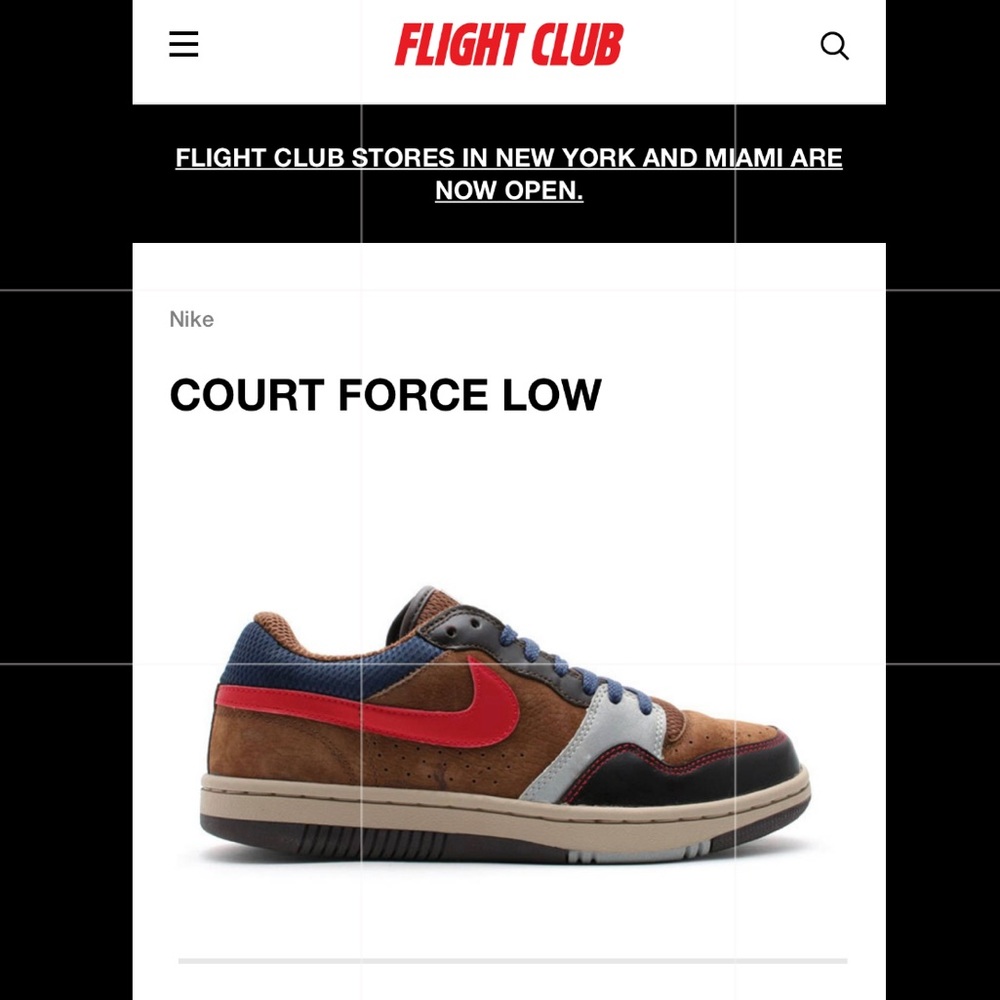 COPY - Nike Force court low skate shoe 2006